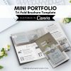 mini portfolio brochure template